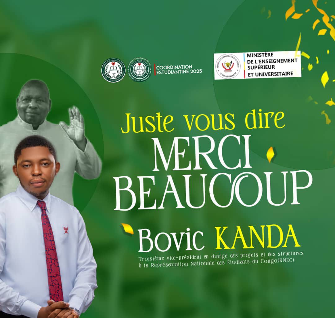ESU – Un étudiant de l’USK élu 3ᵉ Vice-Président national de la REC