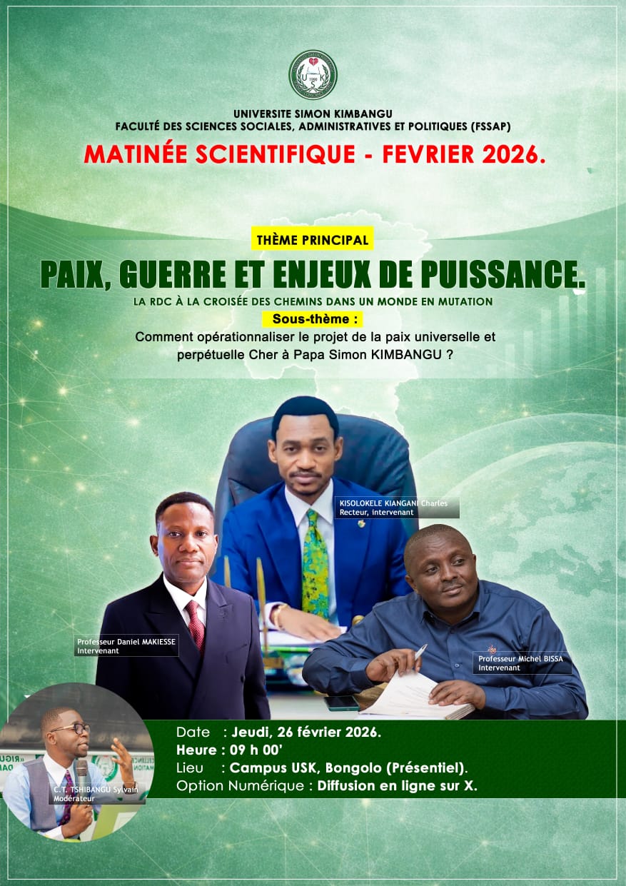 USK / SSAP – Matinée scientifique